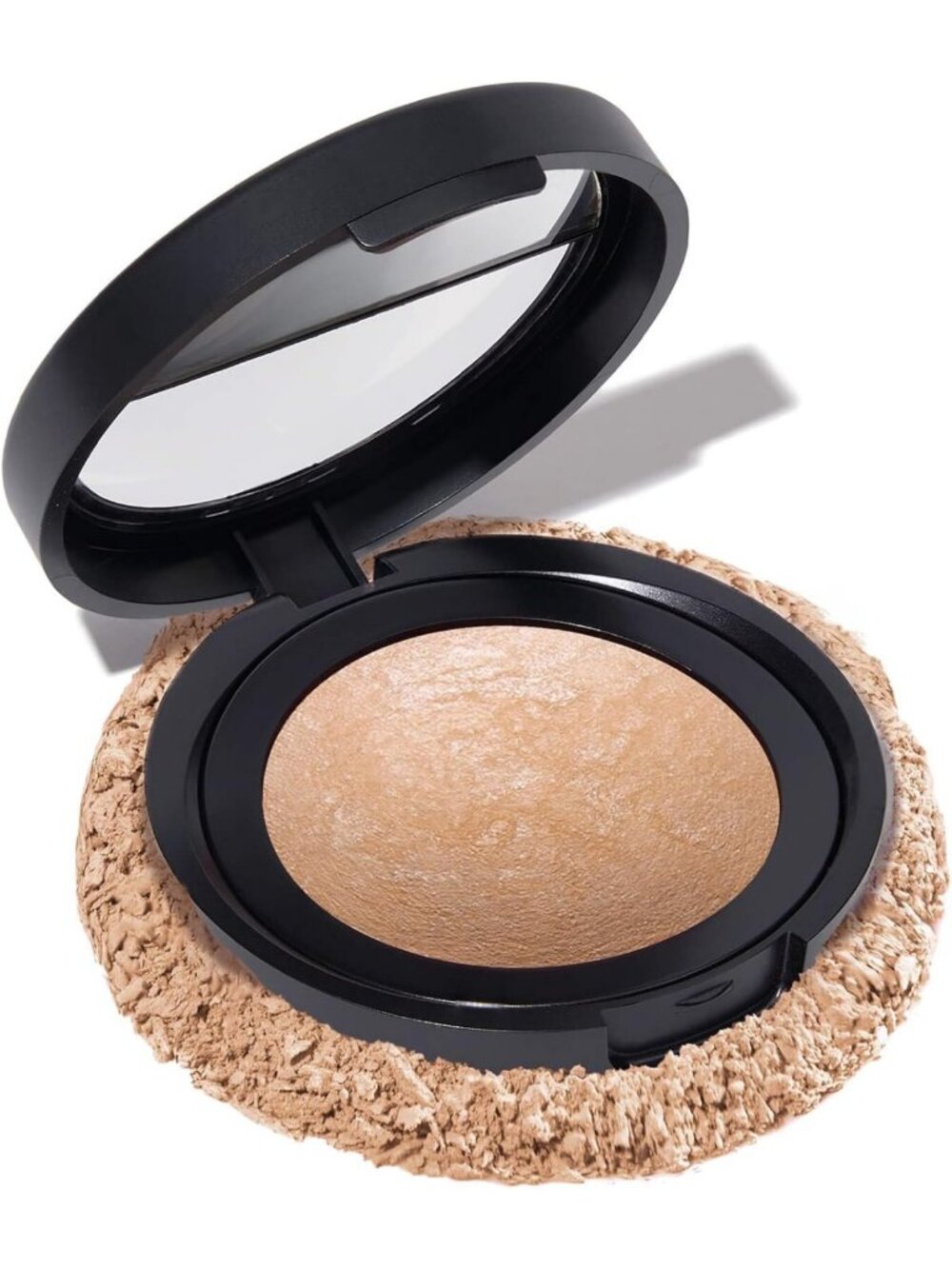 Baked Marbleized Highlighter in Prosecco - Radiance Boosting Powder Makeup